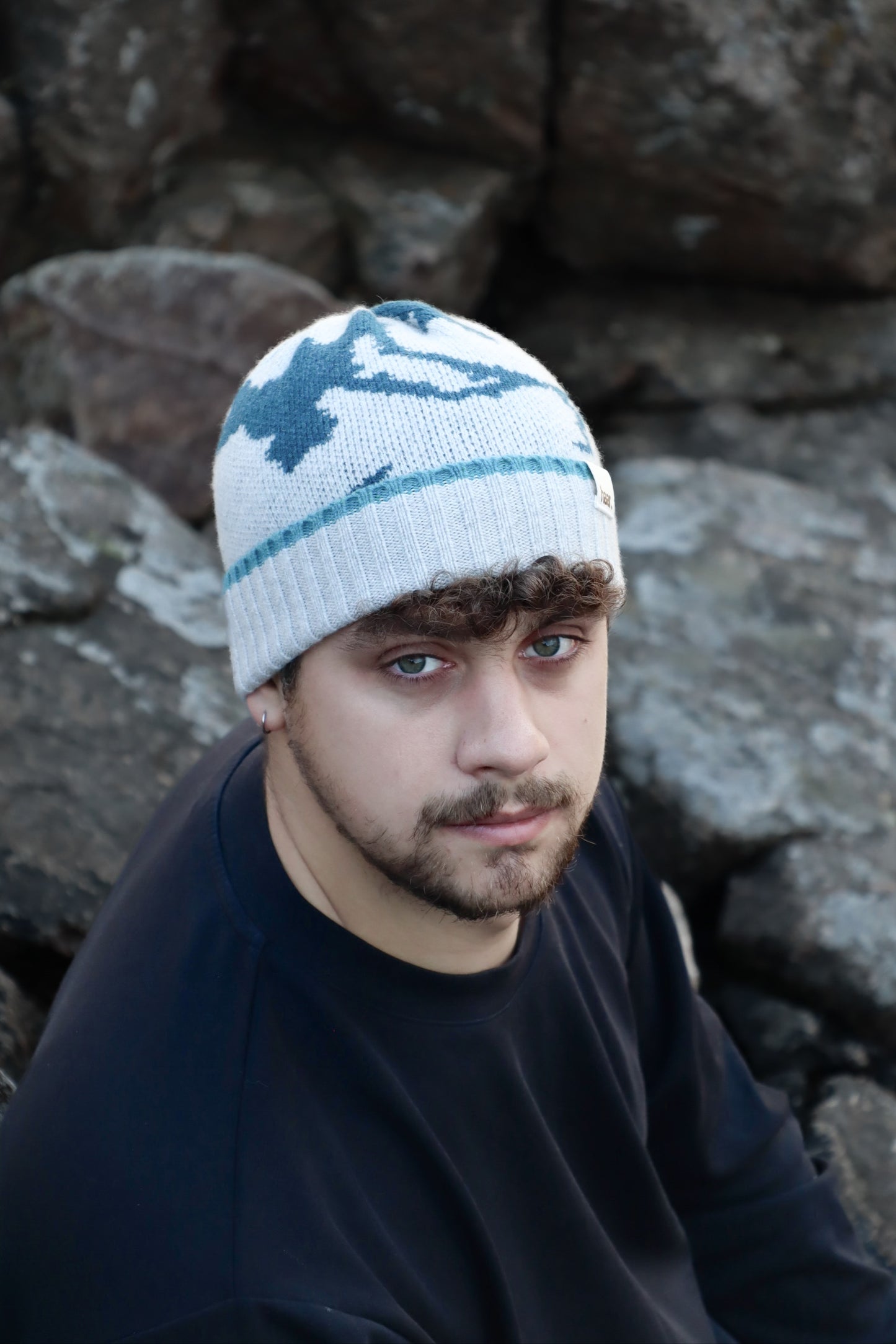 Arisaig Beanie - Zinc