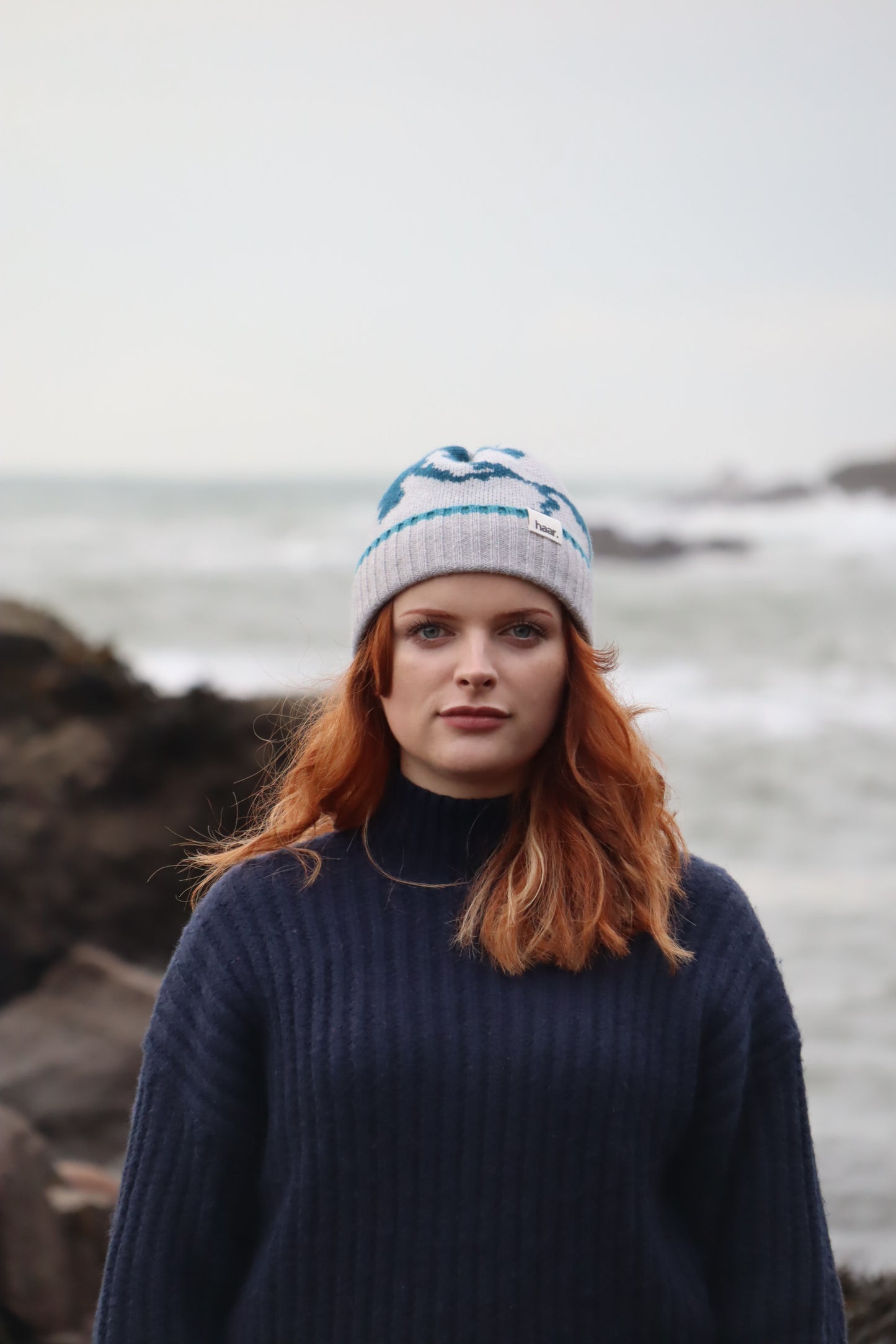 Arisaig Beanie - Zinc